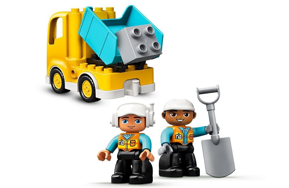 LEGO Duplo Ciężarówka i koparka gąsienicowa 10931 Mnogość scenariuszy zabaw