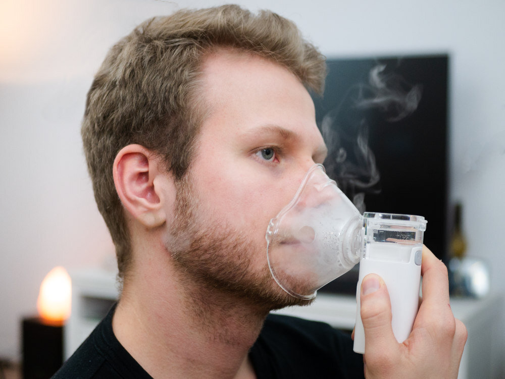 Inhalator nebulizator membranowy INNOGIO GIOvital Mini Mesh GIO-605 0.20 ml/min skuteczny