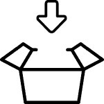 Zawartość opakowania oznaczona ikoną