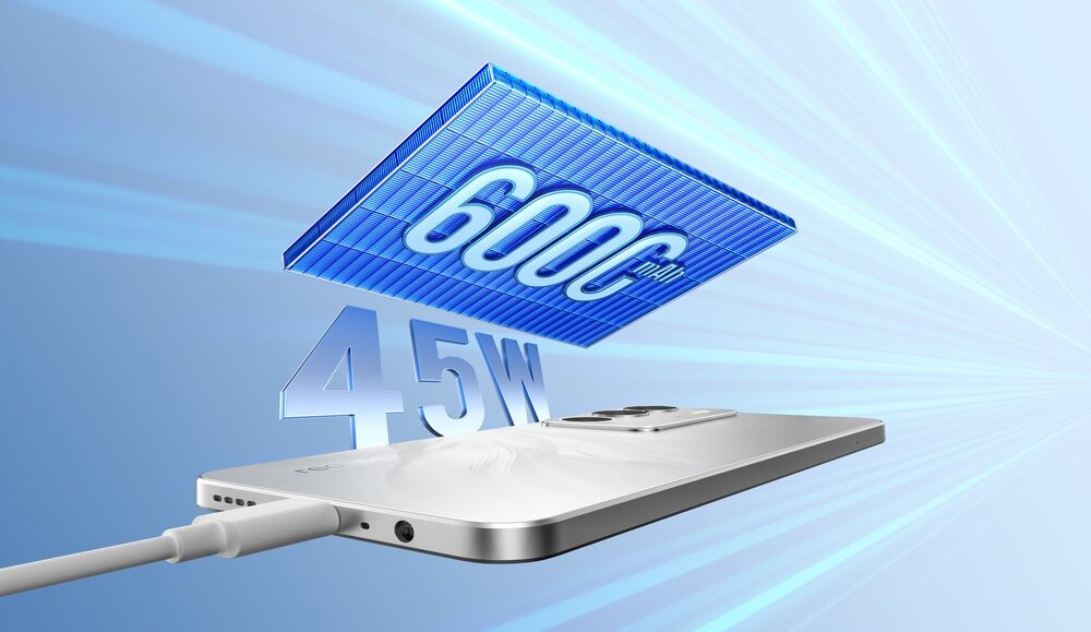 Smartfon REALME C71 SUPERVOOC 45 W  bateria 6000 mAh ładowanie 