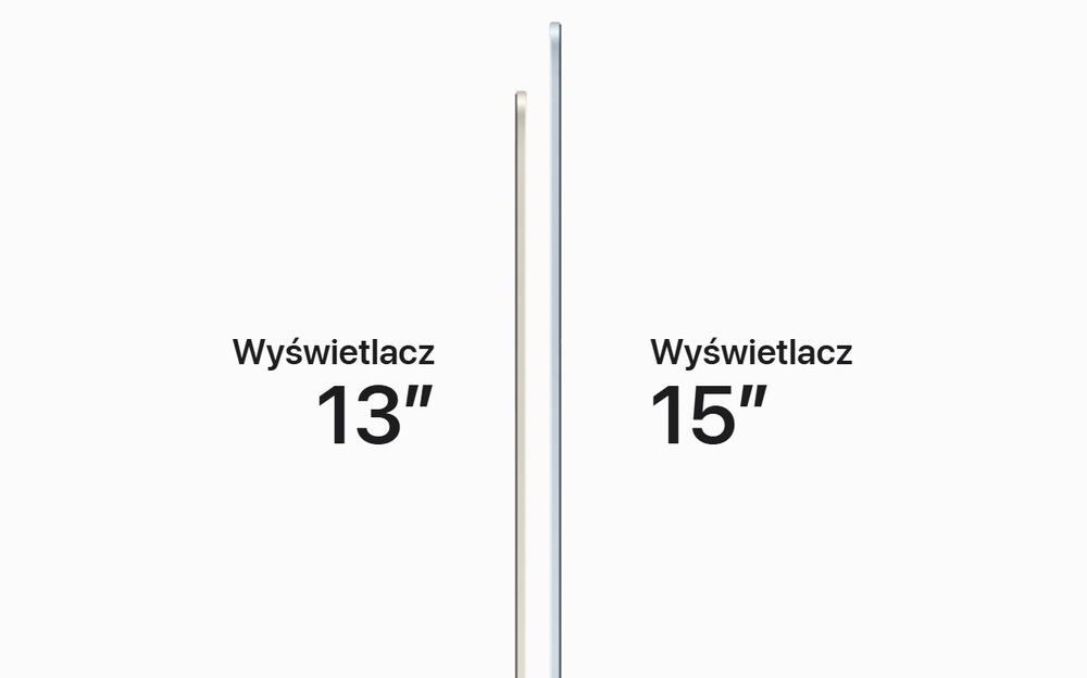 MacBook Air porównanie dóch rozmiarów