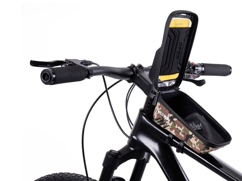 Torba rowerowa na ramę WILDMAN E12X torba na ramie regulowane paski szybki montaż i demontaż funkcjonalne rozwiązanie
