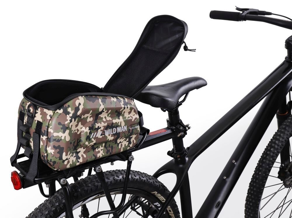 Sakwa rowerowa na bagażnik WILDMAN GD5 4L pojemnosc, bezpieczenstwo, pojemnosc, podwojny zamek, wodoodporny material, ochrona, sakwa przykryta materialem