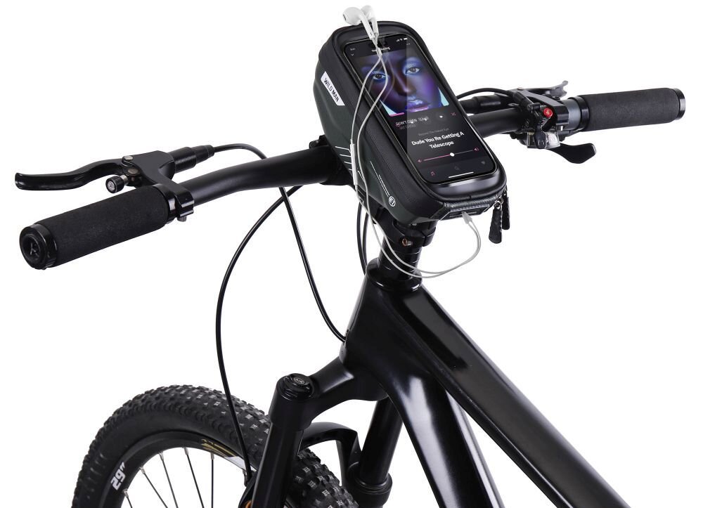 Sakwa WILDMAN Hardpouch Bike Monut S E1 1L sakwa zaczepiona na kierownicy, kompatybilnosc, telefony