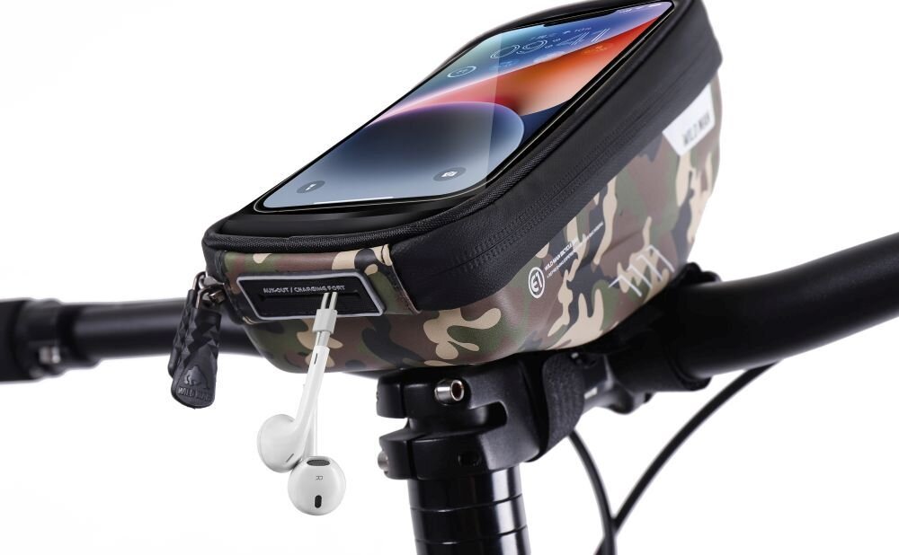 Sakwa WILDMAN Hardpouch Bike Monut S E1 1L konstrukcja, materialy, akcesoria, pojemnosc 1 litr, sakwa zawieszona na kierownicy