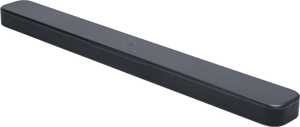 Soundbar JBL BAR 300 MkII MultiBeam 3.0 szeroka scena dźwiękowa kino domowe, soundbar po skosie na białym tle