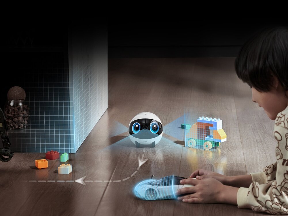 Inteligentny robot ENABOT Ebo Air 2 Plus Fioletowy robot na podłodze automatyczne omijanie przeszkód funkcja pokonywania progów płynny ruch