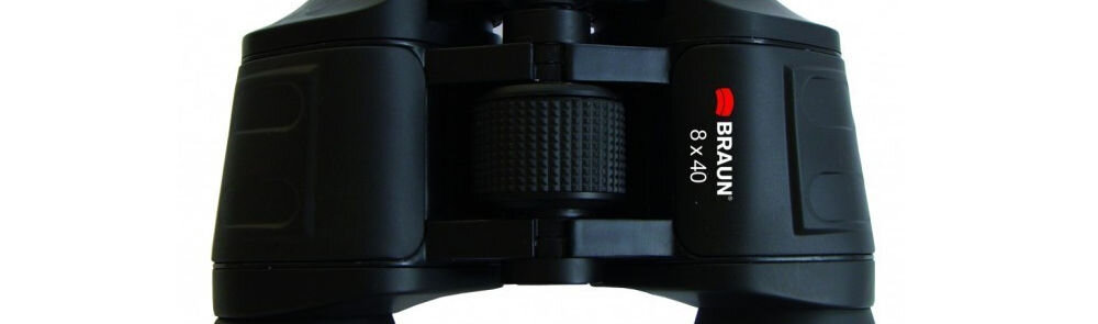 Lornetka BRAUN 8x40 ergonomiczny design gumowe wykończenie regulacja ostrości możliwość korekcji dioptrii +/- 4