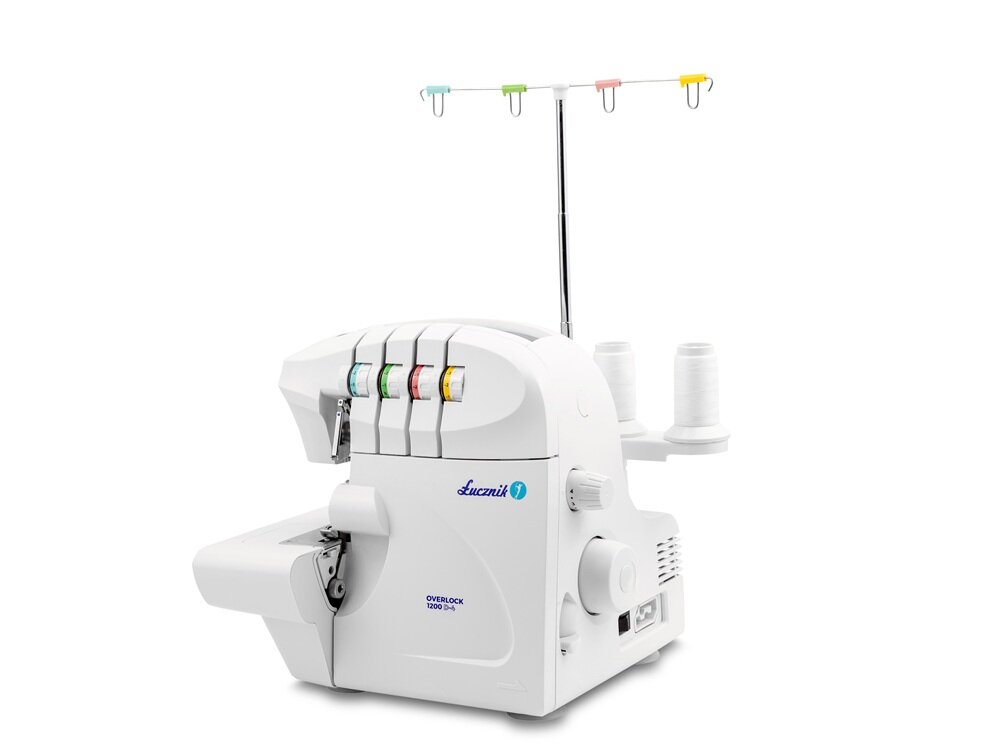 Overlock Łucznik 1200D-4 wszechstronność, różne ściegi szycia