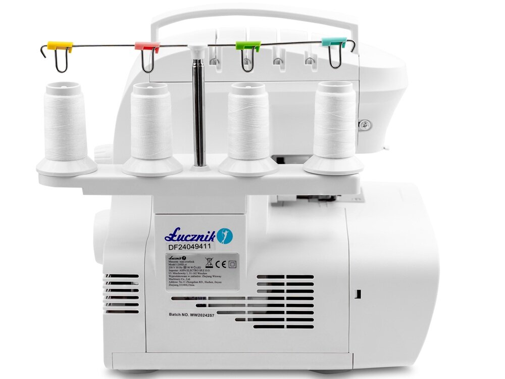 Overlock Łucznik 1200D-4 szybka i efektywna praca, precyzyjne wykończenie
