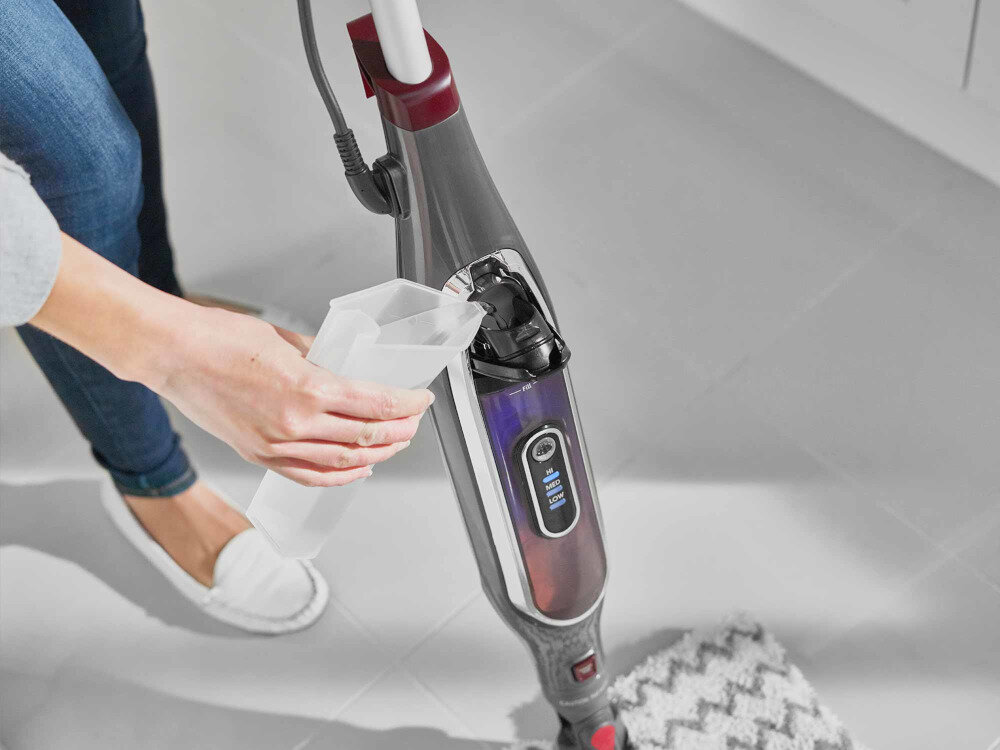 Mop parowy SHARK S6003EU czyszczenie komfort wygoda podlogi twarde Trzy inteligentne poziomy mocy czas pracy