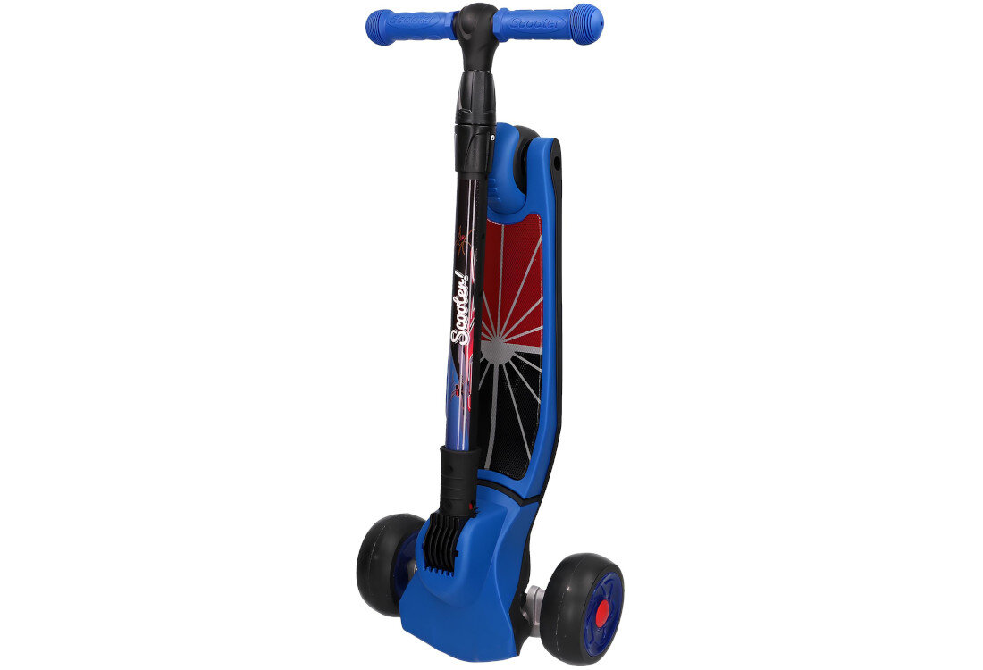 Hulajnoga dla dzieci EXTRALINK Dumbo Cruiser Niebiesko-czarny Składana konstrukcja przechowywanie transport