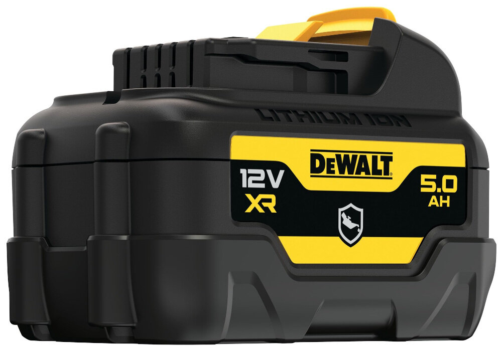 Akumulator DEWALT DCB126G-XJ 5.0 Ah 12V bezpieczenstwo trwalosc zabezpieczenie przed przeciazeniem i przegrzaniem