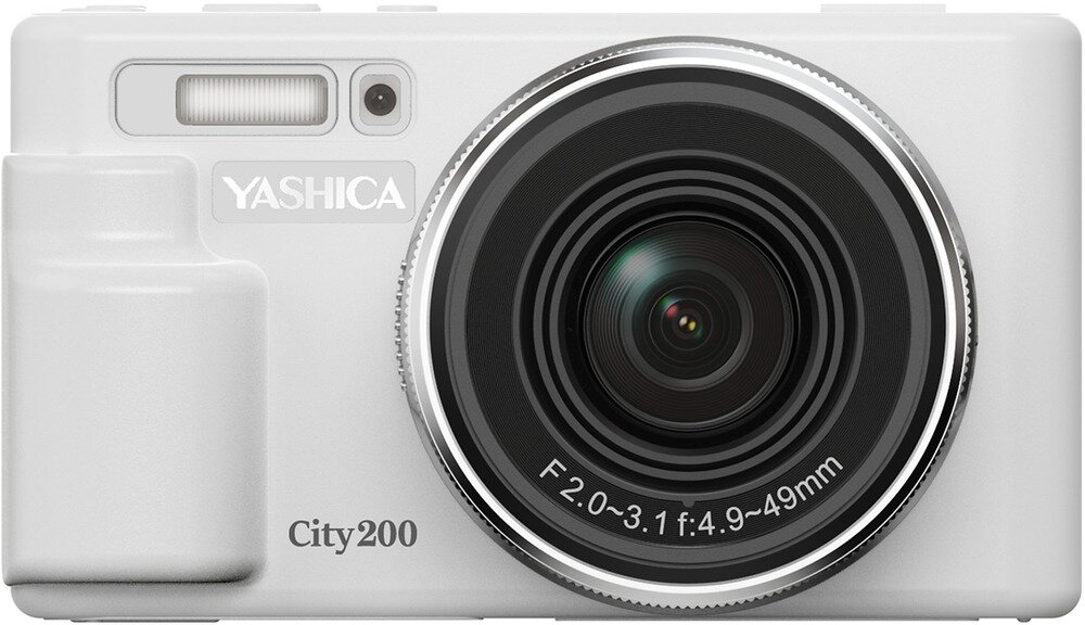 Yashica City 200 kompaktowy aparat cyfrowy z zoomem optycznym do podróży i codziennego użytku