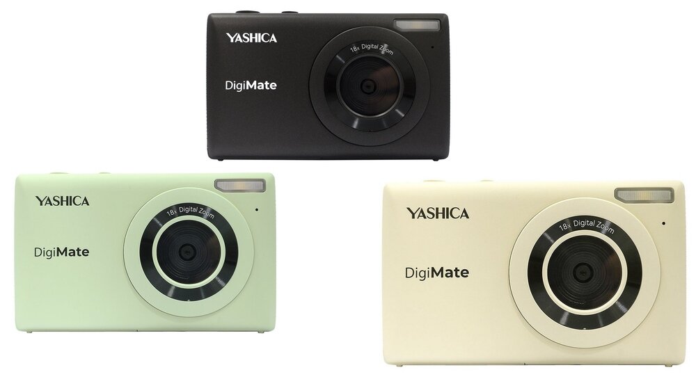 Aparat YASHICA DigMate cyfrowy 8 MP interpolacja 64 MP i zoom 18x