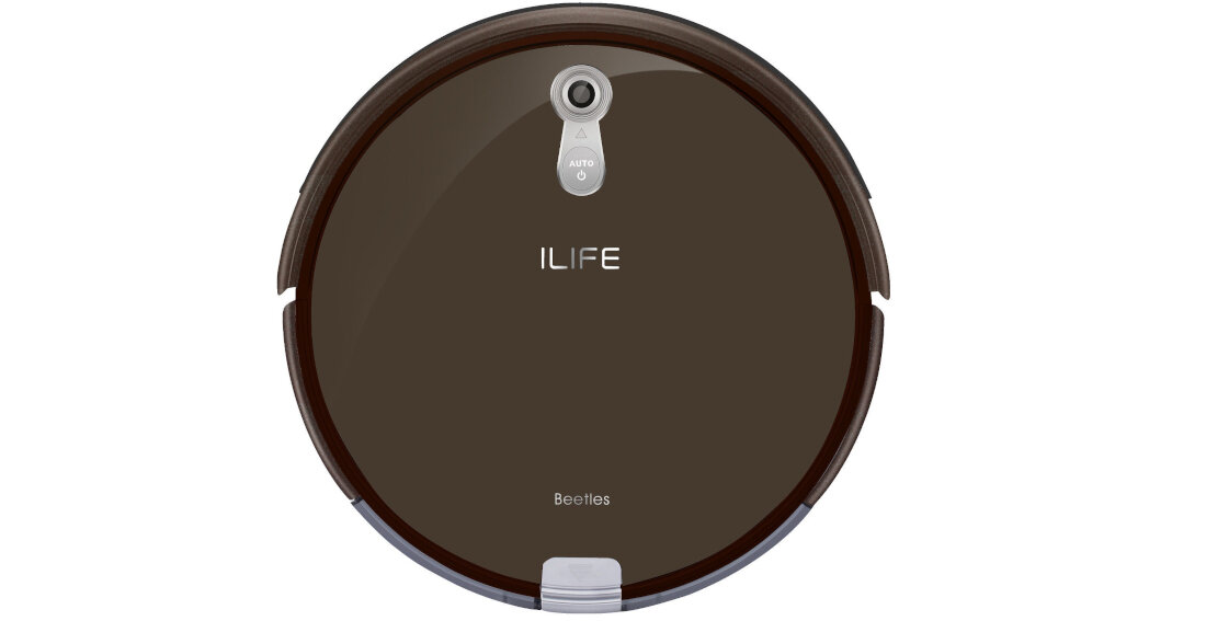 Robot sprzatajacy ILIFE A8 Brazowy bardzo cicha praca mniej niz 50dB