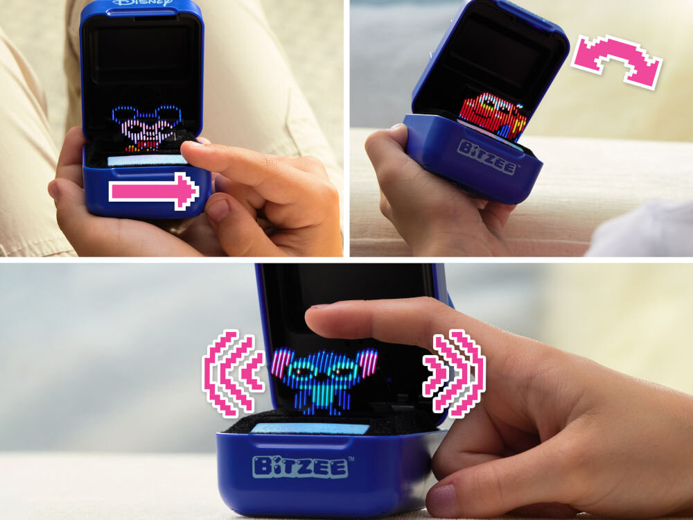 Zabawka interaktywna SPIN MASTER Bitzee Interaktywne zwierzątko – Edycja DISNEY 6070083 dźwięki interakcje