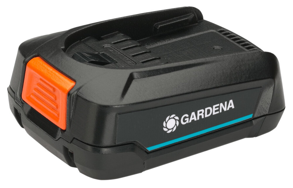 Akumulator GARDENA P4A PBA 18V 2.0Ah 14902-20 pojemnosc 2,0 Ah napiecie 18 V dlugotrwala wydajna praca technologia litowo-jonowa Li-Ion brak efektu pamieci