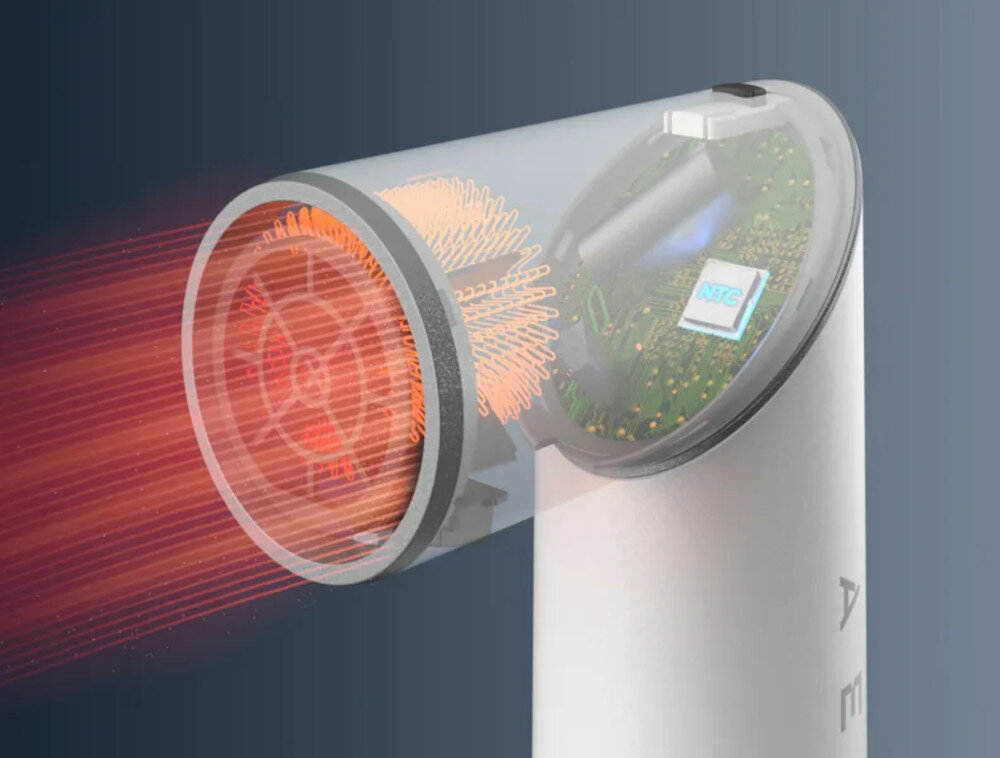 Suszarko-lokówka AENO HS1 Bezpieczna stylizacja czujnik NTC monitorowanie ochronę przed przegrzaniem i uszkodzeniem włosów stylizacja