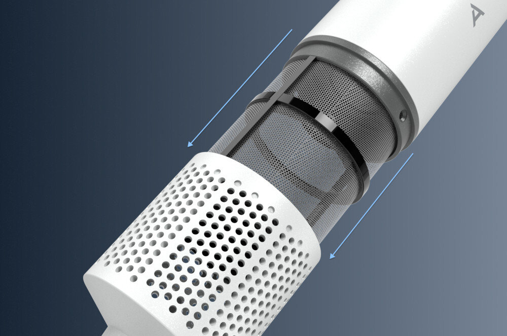 Suszarko-lokówka AENO HS1 Łatwe czyszczenie filtr magnetyczny ułatwia konserwację Magnetyczny filtr łatwo wyjąć i wyczyścić