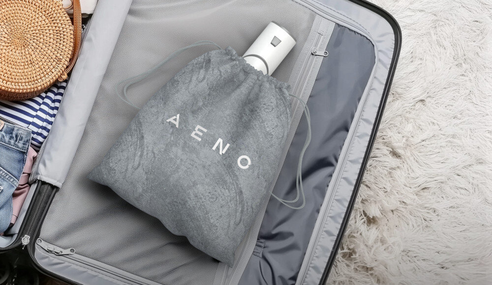 Suszarko-lokówka AENO HS1 organizacja w podróży etui akcesoria przechowywanie
