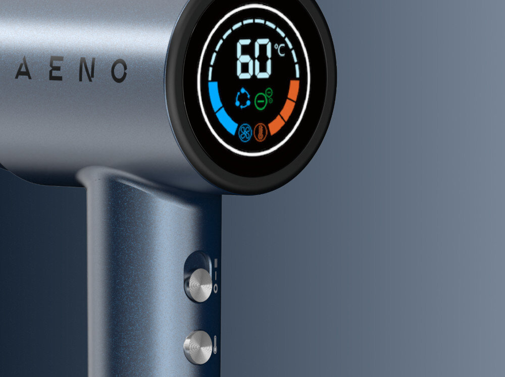Suszarka AENO HD3 3 tryby pracy – dopasuj do swoich potrzeb gorący ciepły chłodny Ty decydujesz