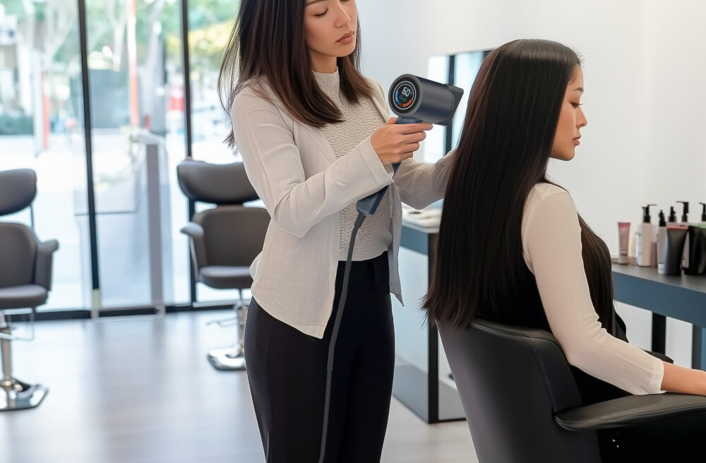 Suszarka AENO HD3 Tryb chłodnego powietrza trwałość stylizacji funkcja zimnego nawiewu Do wykończenia stylizacji