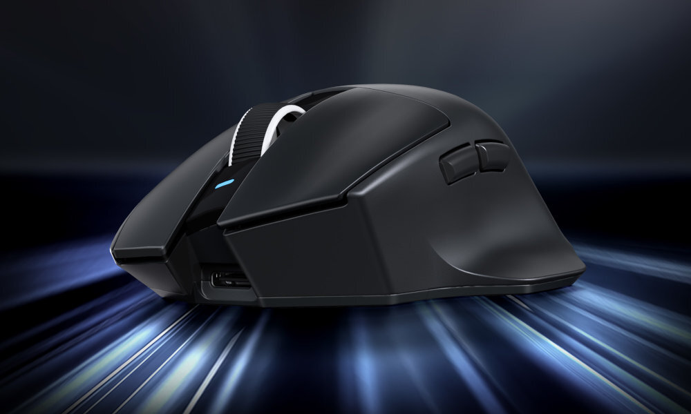 MCHOSE G7 oprogramowania M Hub Web zarządzanie ustawieniami klawiatury bez konieczności instalowania dodatkowych aplikacji tworzyć makra, zmieniać funkcje klawiszy, dostosowywać podświetlenie i zapisywać własne profile - czarna mysz z dynamicznymi efektami