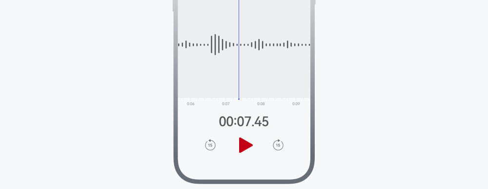 System bezprzewodowy HOLLYLAND Lark A1 Mini Duo USB-C Szary prezentacja ekranu telefonu podczas nagrywania jasne tło nieprzerwane odtwarzanie dźwięku bez potrzeby odłączania urządzenia komfort pracy