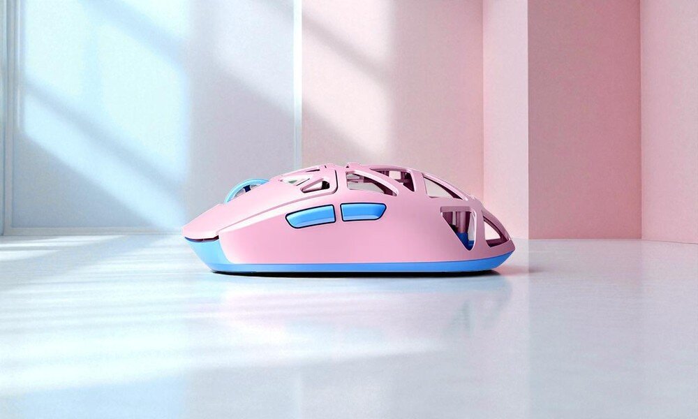 MCHOSE AX5 Konstrukcja z magnezu perforowana struktura 56 g - mysz na blacie