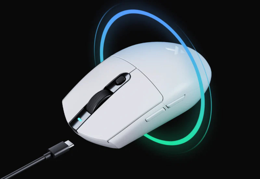 MCHOSE MC-G3 konstrukcja o wadze około 64 g podczas długich sesji Kolor - myszka na czarnym tle