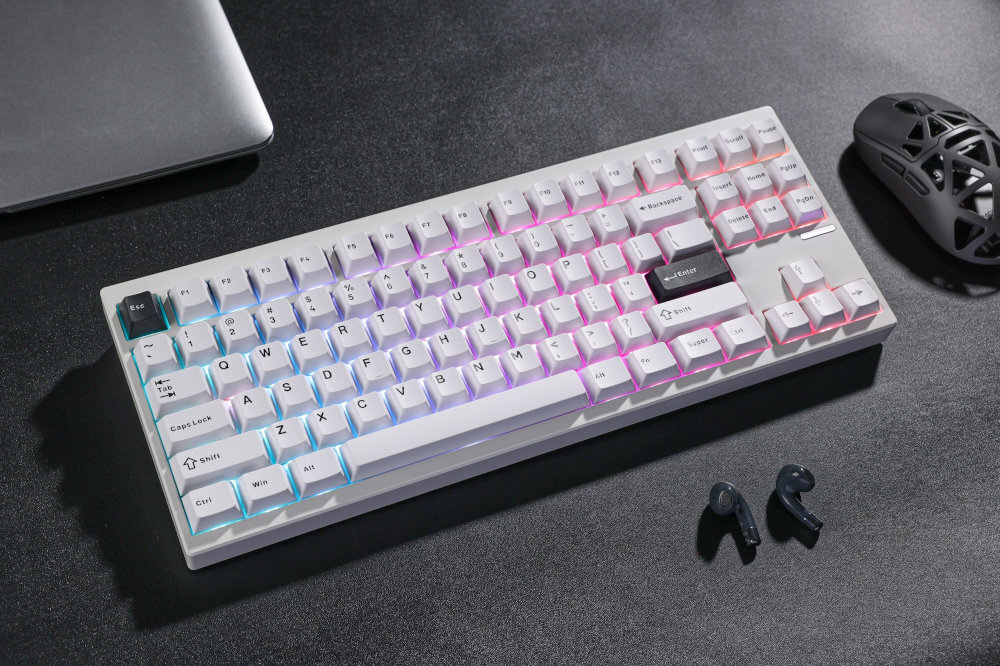 MCHOSE GX87 mysz i klawiatura na ciemnym