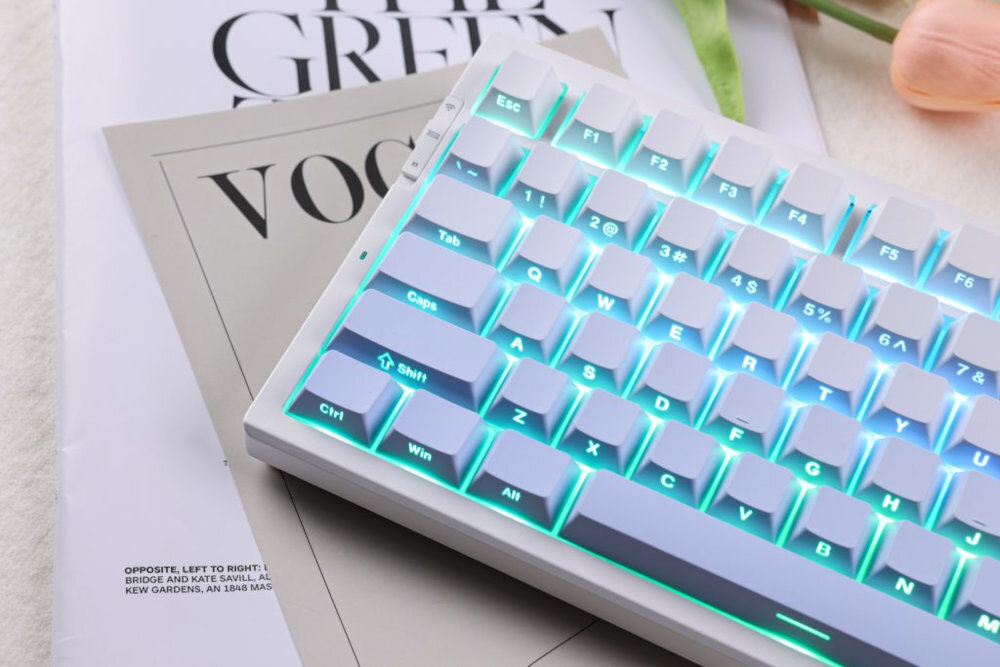 MCHOSE MC-G75 podświetlenie RGB 16 milionów kolorów równomiernemu rozproszeniu światła - podświetlenie klawiatury