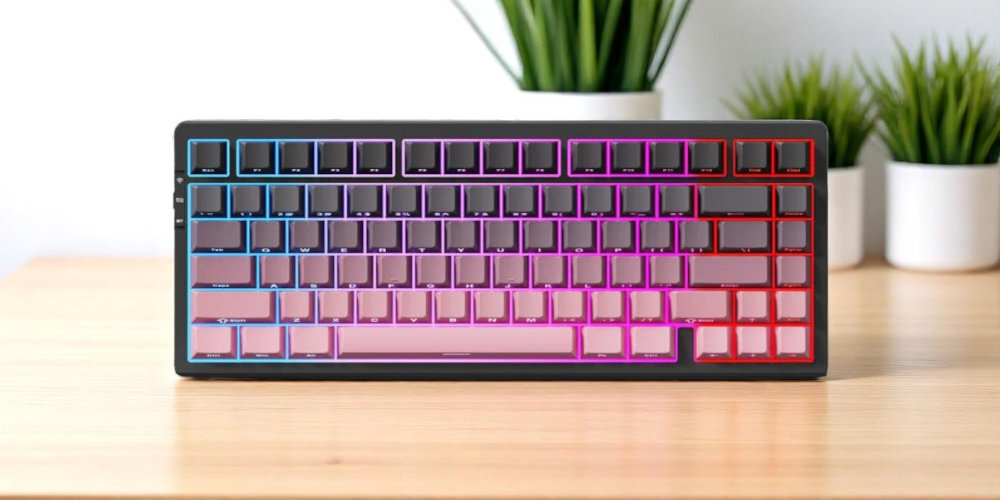 MCHOSE MC-G75 podświetlenie RGB 16 milionów kolorów równomiernemu rozproszeniu światła - podświetlenie klawiatury