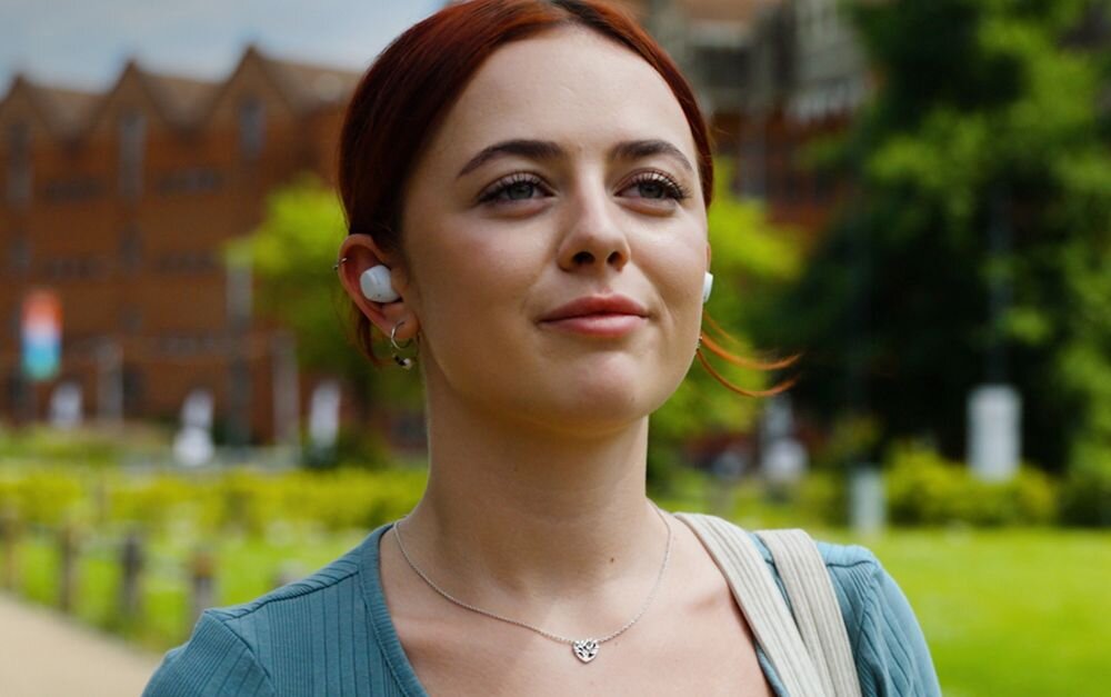 Słuchawki dokanałowe SONY WF-C510 dzwiek otaczajacy reality audio 360