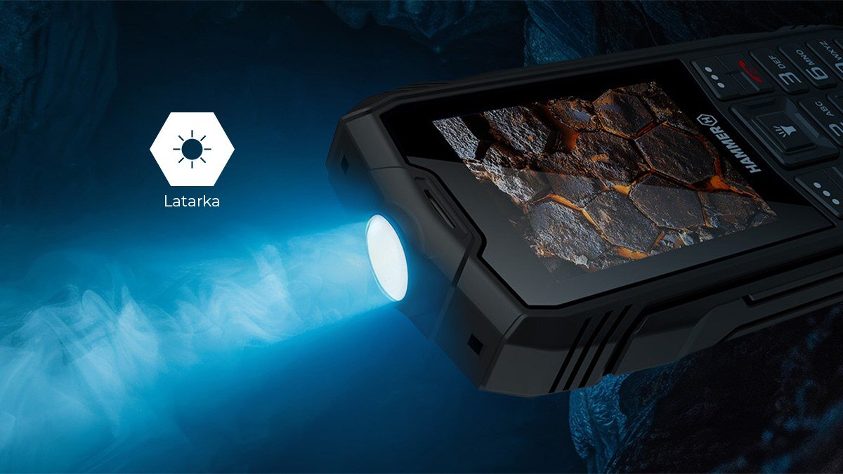 Telefon MYPHONE Hammer Rock LTE Latarka światło dioda