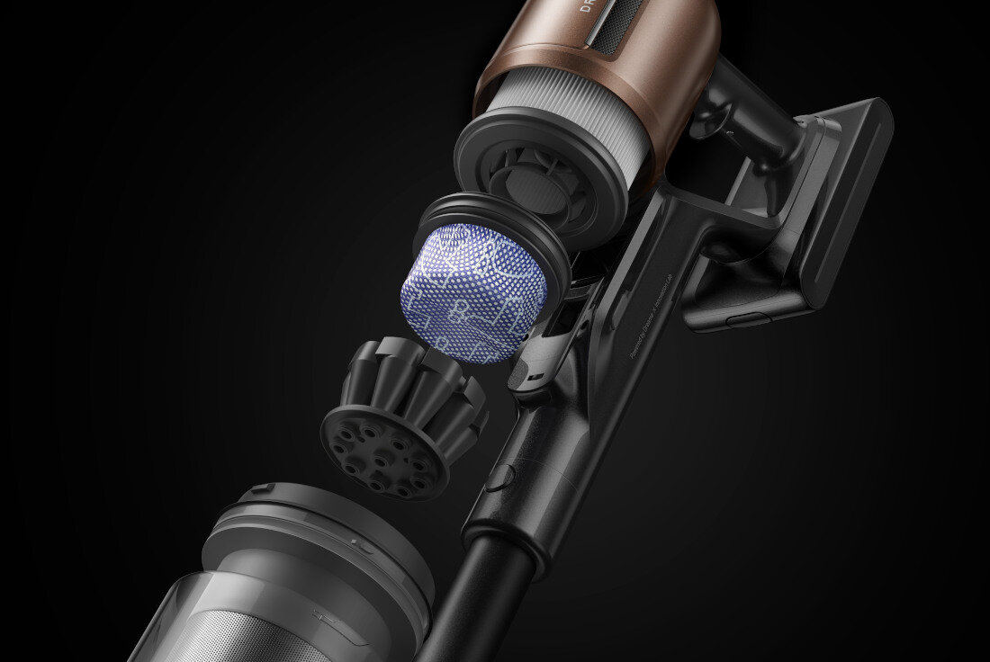 Odkurzacz DREAME Z20 Aquacycle EU Zdrowe powietrze System filtracji z filtrem HEPA H14 cząsteczki wielkość