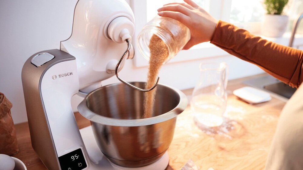 Robot kuchenny planetarny BOSCH MUM5XL74 system planetarny 3d, zgarnianie z boków, dna i środka