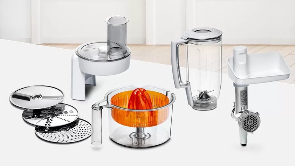 Robot kuchenny planetarny BOSCH MUM5XL74 szeroka gama akcesoriów, mieszanie =, siekanie, blendowanie