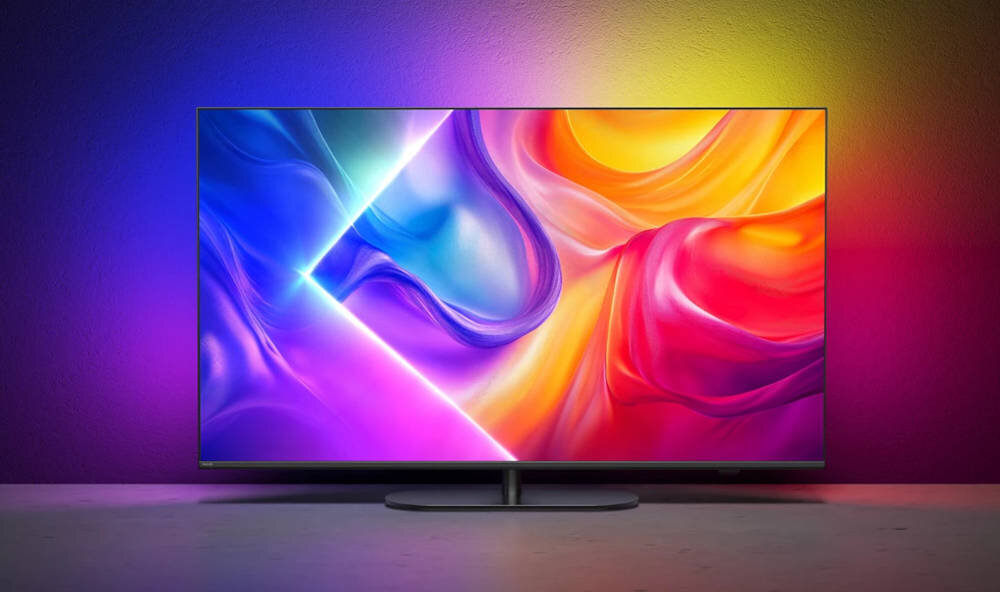 PHILIPS 43PUS9010 funkcję Ambilight oglądanie filmów czy seriali - telewizor na ścianie