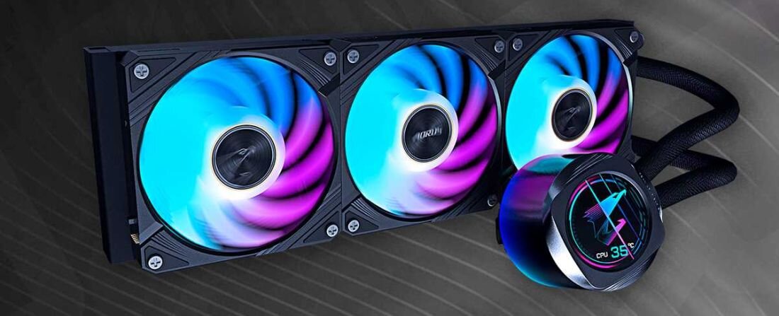 Chłodzenie wodne GIGABYTE Aorus WaterForce X II 360 - Efektywne oświetlenie ARGB 