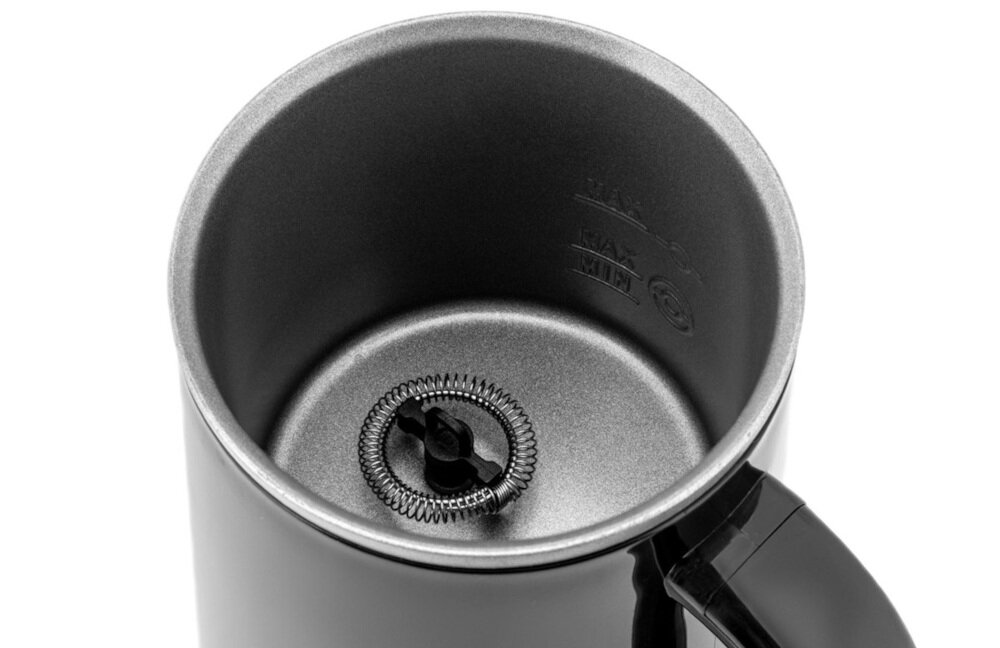 Spieniacz HUSLOG AK-8022 Czarny Wnętrze łatwe do czyszczenia Nieprzywierająca powłoka ułatwienie wystarczy szybkie przetarcie kawa czekolada