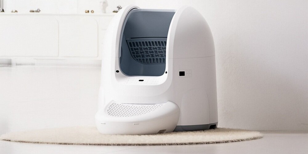 Inteligentna kuweta dla kota SPONGE Pet Litter Box system monitorowania wizyt, szybka reakcja w razie chorób, ograniczenie sprzatania, większy komfort