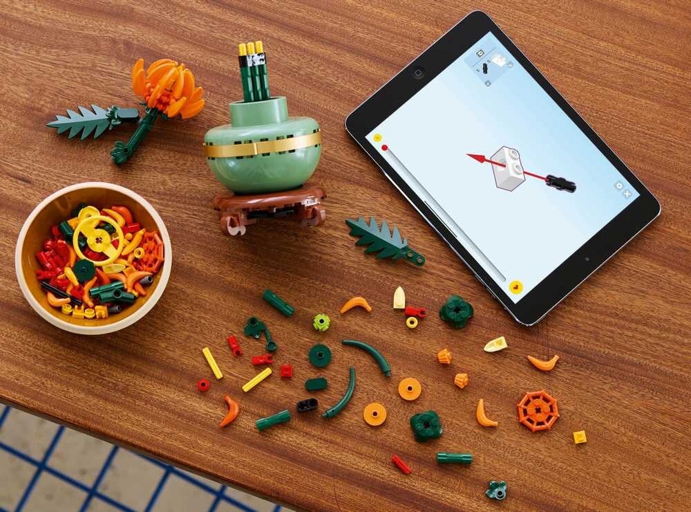 LEGO 10368 ICONS Chryzantema Kreatywne 