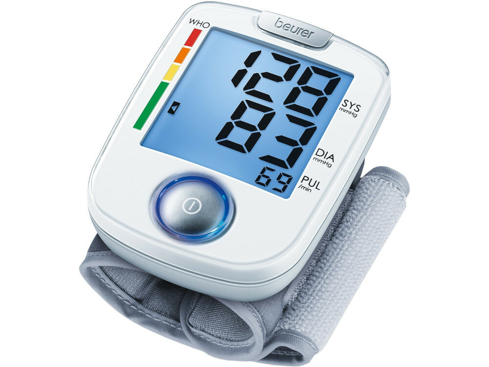 Тонометр BEURER BC 44 автоматично вимірює артеріальний тиск, пульс, просте управління, привабливий зовнішній вигляд, підсвічування дисплея