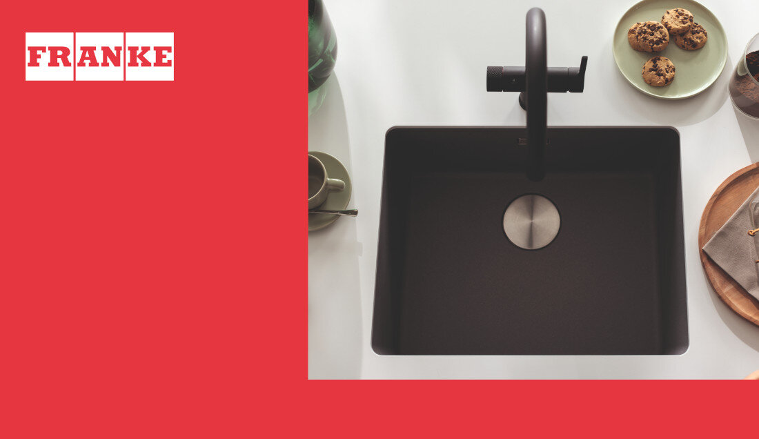 Zlewozmywak jednokomorowy FRANKE Maris MRG 110-52 125.0687.254 Kamienny szary 43.3x55.3 wygląd design tło prezentacja wizualizacja