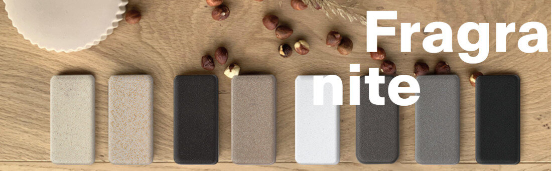 Zlewozmywak jednokomorowy FRANKE Maris MRG 110-52 125.0687.254 Kamienny szary 43.3x55.3 próbki kolorów materiału fragranite gama kolorystyczna trwały kompozyt 80% kwarcu 20% spoiwa akrylowego wysoka odporność