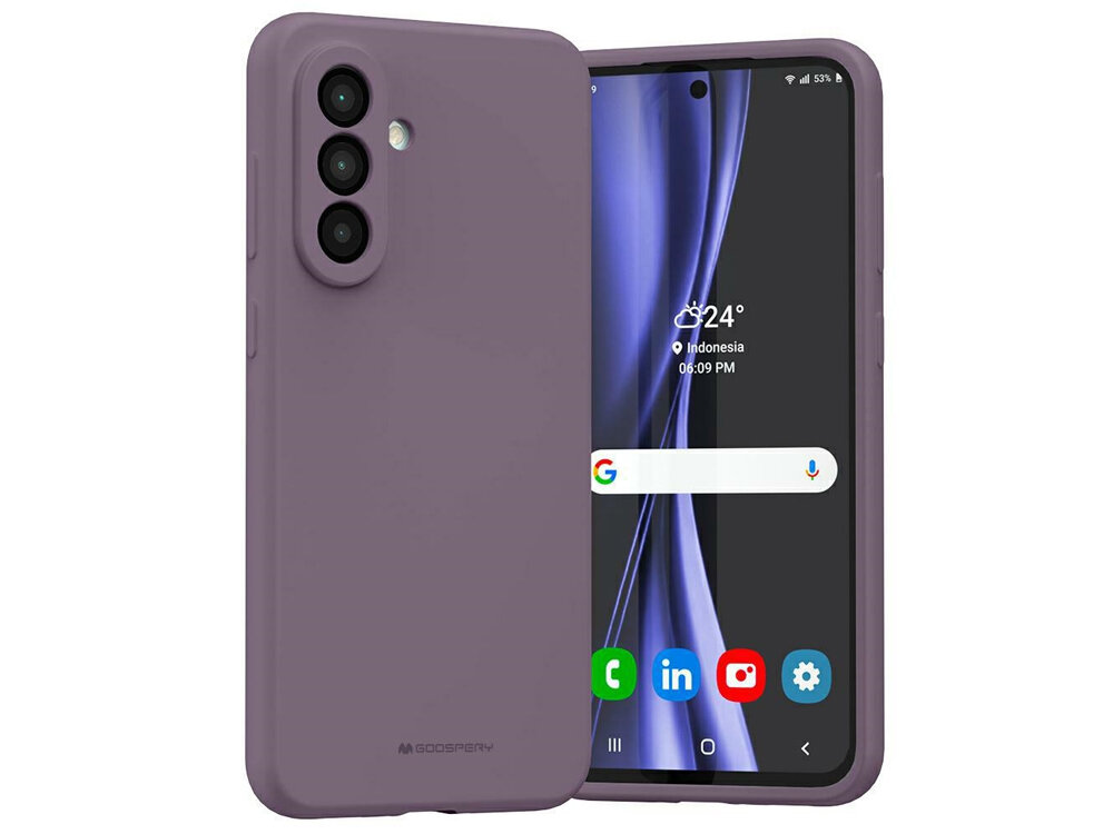 Etui na telefon Mercury Silicone
            Front i tył etui założonego na telefon
            elastyczność silikon dopasowanie powłoka odporność kompatybilność wyściółka mikrofibra