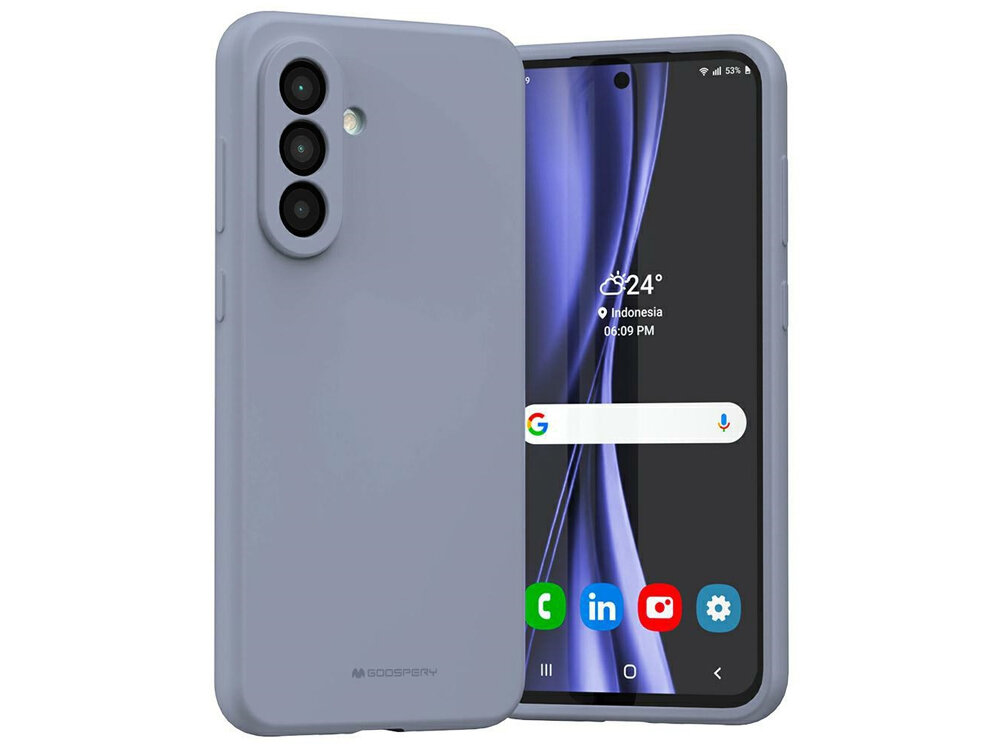 Etui na telefon Mercury Silicone
            Front i tył etui założonego na telefon
            elastyczność silikon dopasowanie powłoka odporność kompatybilność wyściółka mikrofibra