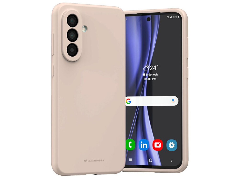 Etui na telefon Mercury Silicone
            Front i tył etui założonego na telefon
            elastyczność silikon dopasowanie powłoka odporność kompatybilność wyściółka mikrofibra